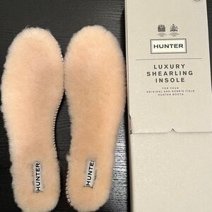 Hunter Luxury Shearling Insole size 7